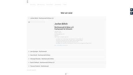 Billich & Sprenger GbR Rechtsanwälte und Notar Notariat