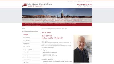 Dieter Dette Rechtsanwalt