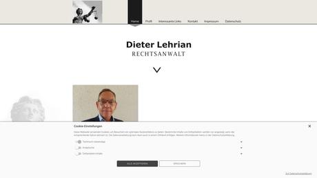 Dieter Lehrian Rechtsanwalt