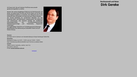 Dirk Gereke Rechtsanwalt und Notar