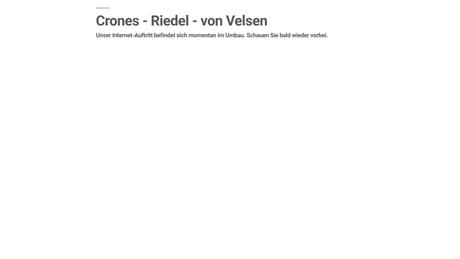 Dr. Alexander Crones Gerrit Velsen Alfred Riedel