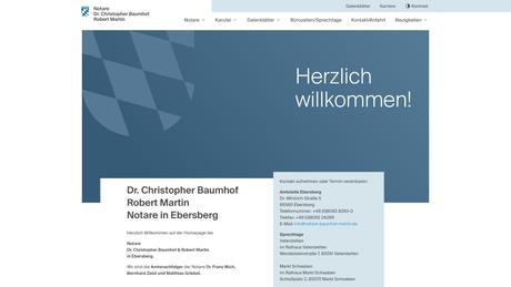 Dr. Christopher Baumhof Matthias Griebel Notare
