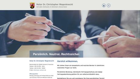 Dr. Christopher Wagenknecht Notar