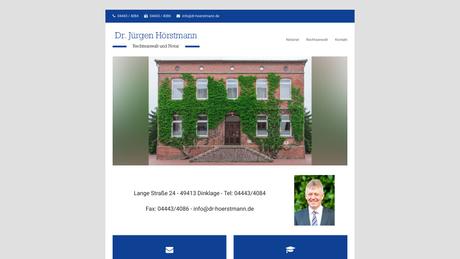 Dr. Jürgen Hörstmann Rechtsanwalt und Notar