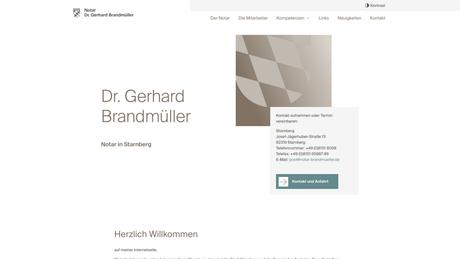 Dr.jur. Gerhard Brandmüller Notar