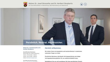Dr.jur. Heribert Burghartz Dr.jur. Josef Brossette Notare