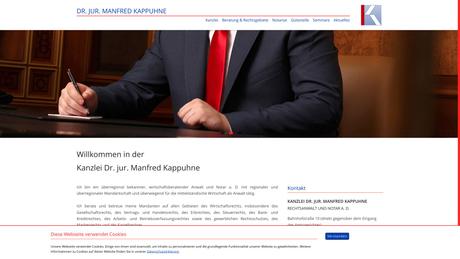 Dr. jur. Manfred Kappuhne Rechtsanwalt und Notar
