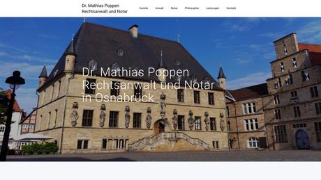 Dr. Mathias Poppen Rechtsanwalt und Notar