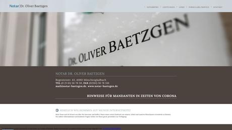 Dr. Notariat Oliver Baetzgen