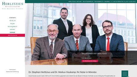 Dr. Reinhard Herlitzius Dr. Stephan Herlitzius Dr. Markus Heukamp Rechtsanwälte und Notar