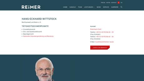 Hans-Eckhard Wittstock Notar und Rechtsanwalt