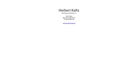 Herbert Kaltz