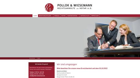 Hubert F. Pollok Olaf Wiesemann Rechtsanwälte und Notare