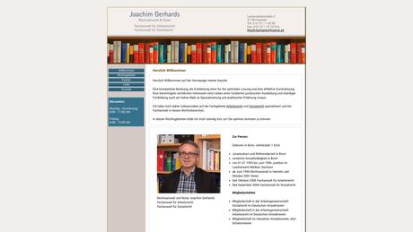 Joachim Gerhards Rechtsanwalt und Notar