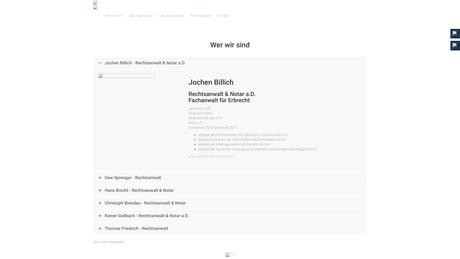 Jochen Billich Rechtsanwalt und Notar