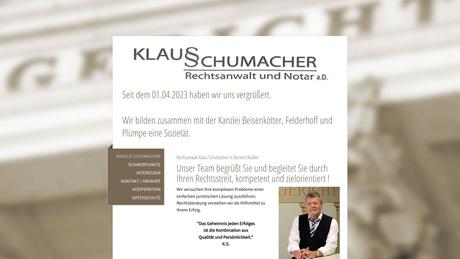 Klaus Schumacher Rechtsanwalt und Notar