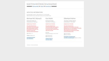 Kurt Nieth Rechtsanwalt und Notar