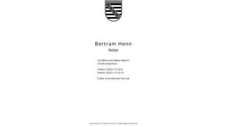 Notar Bertram Henn