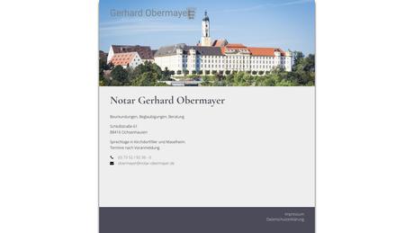 Notar Gerhard Obermayer
