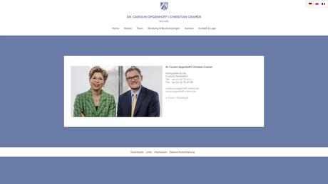 Notare Dr. Carolin Opgenhoff und Christian Cramer