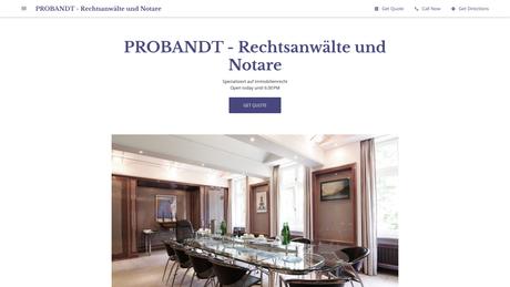 PROBANDT Rechtsanwälte und Notare