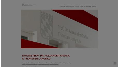 Prof. Dr. Alexander Krafka Notare Thorsten Langnau Notare
