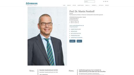 Prof. Dr. Martin Notthoff Rechtsanwalt und Notar