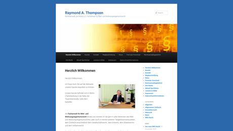 Raymond Thompson Rechtsanwalt und Notar