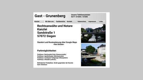 Rechtsanwälte Gast und Grunenberg Rechtsanwälte und Notare