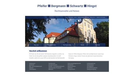 Sozietät Dr. Pfeifer, Bergmann, Schwartz, Pfeifer, Hingst, Kohl, Viereck, Blydt-Hansen, Lalek GbR