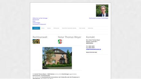 Thomas Weyer Rechtsanwalt Notar Fachanwalt für Arbeitsrecht
