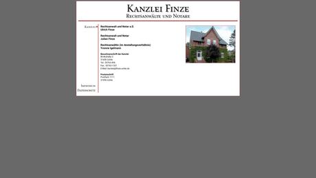 Ulrich Finze Rechtsanwalt und Notar