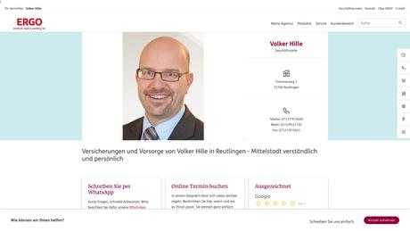 Volker Hille Direktionsrepräsentant Deutsche Anwalt- u. Notar-Versich.