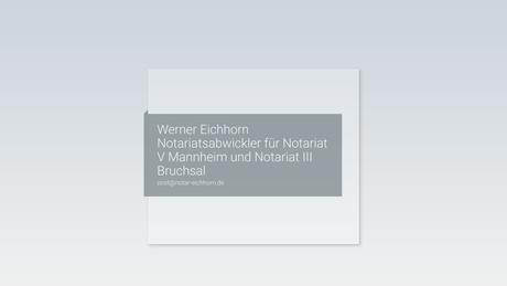 Werner Eichhorn Notar