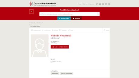 Wilhelm Weinknecht Rechtsanwalt und Notar