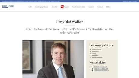 Wölber Hans Olof Kanzlei Schulte & Prasse Rechtsanwalt und Notar